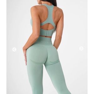 Nvgtn sage green contour leggings